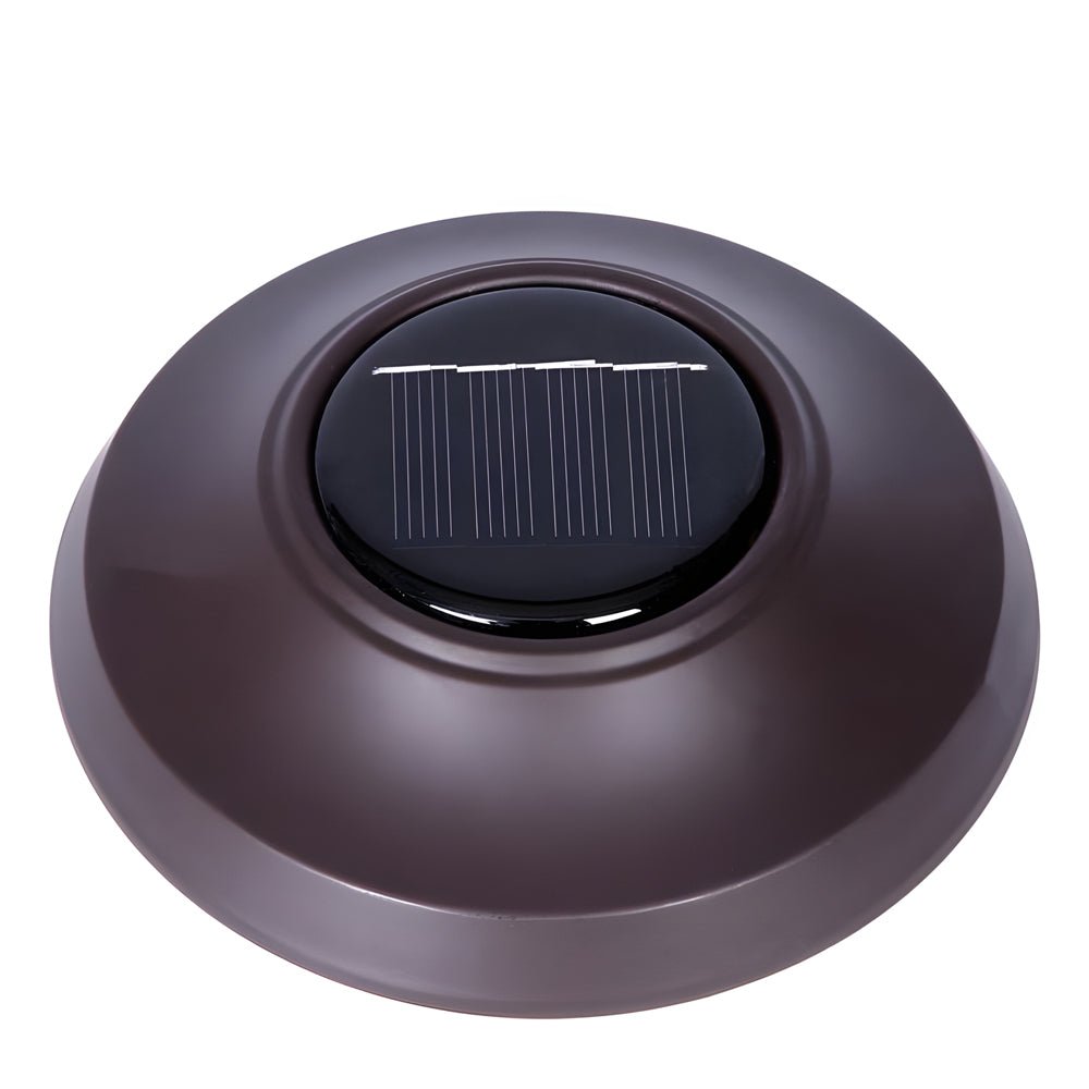 Solar Glass & Metal LED Stake Lawn Light