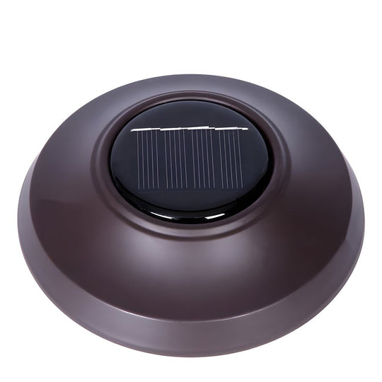 Solar Glass & Metal LED Stake Lawn Light