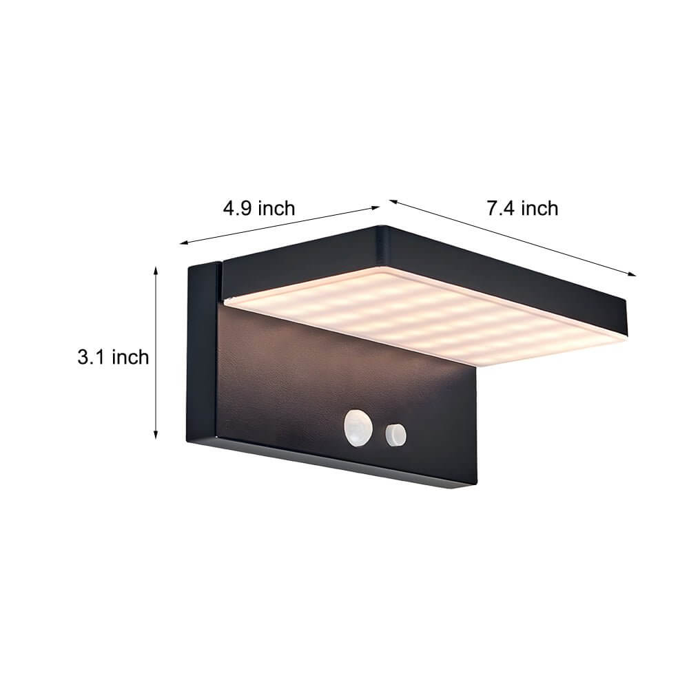 Solar Powered LED Motion Sensor Outdoor Wall Light