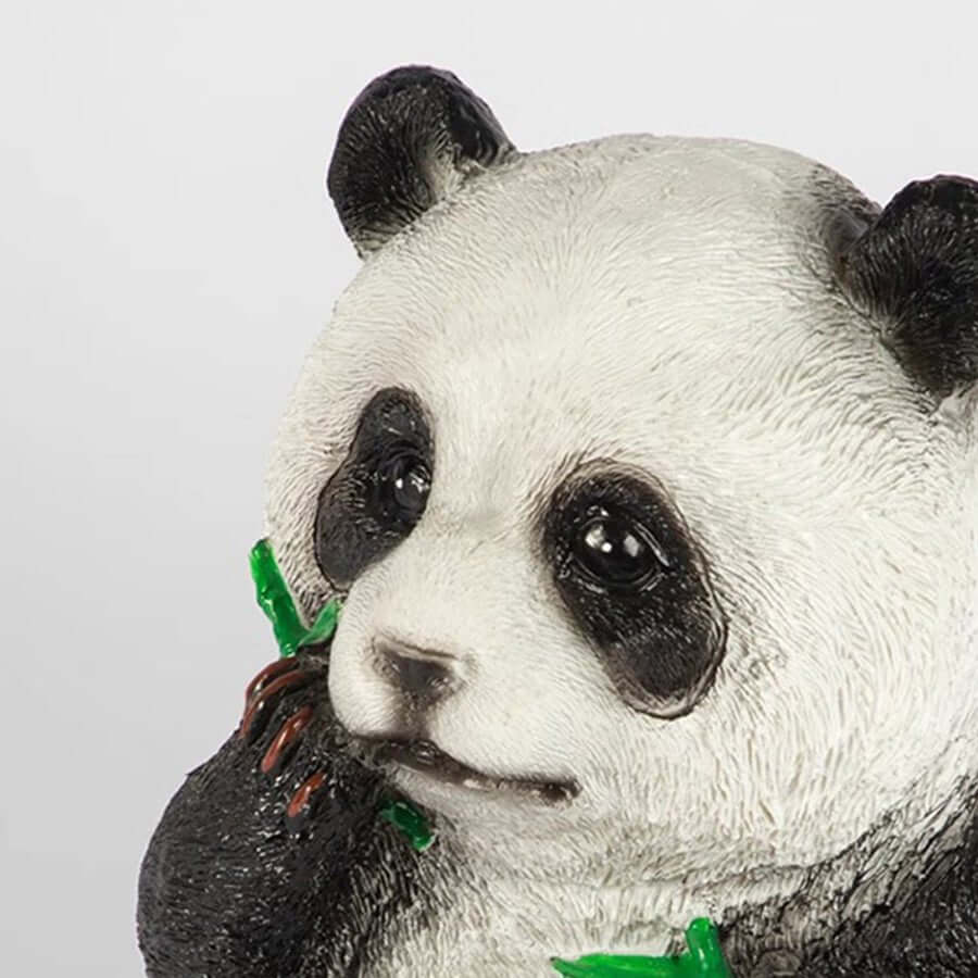 Solar Panda and Bamboo Garden LED Outdoor Lamp