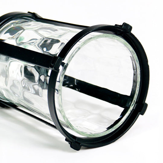 Elegant Solar LED Outdoor Post Light with Water Glass Lens