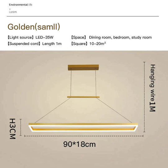 Solis - Modern Rectangle LED Pendant Lights