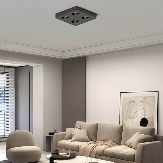 Square LED Anti Glare Flush Mount Ceiling Light