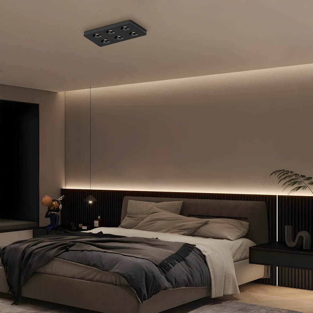 Square LED Anti Glare Flush Mount Ceiling Light