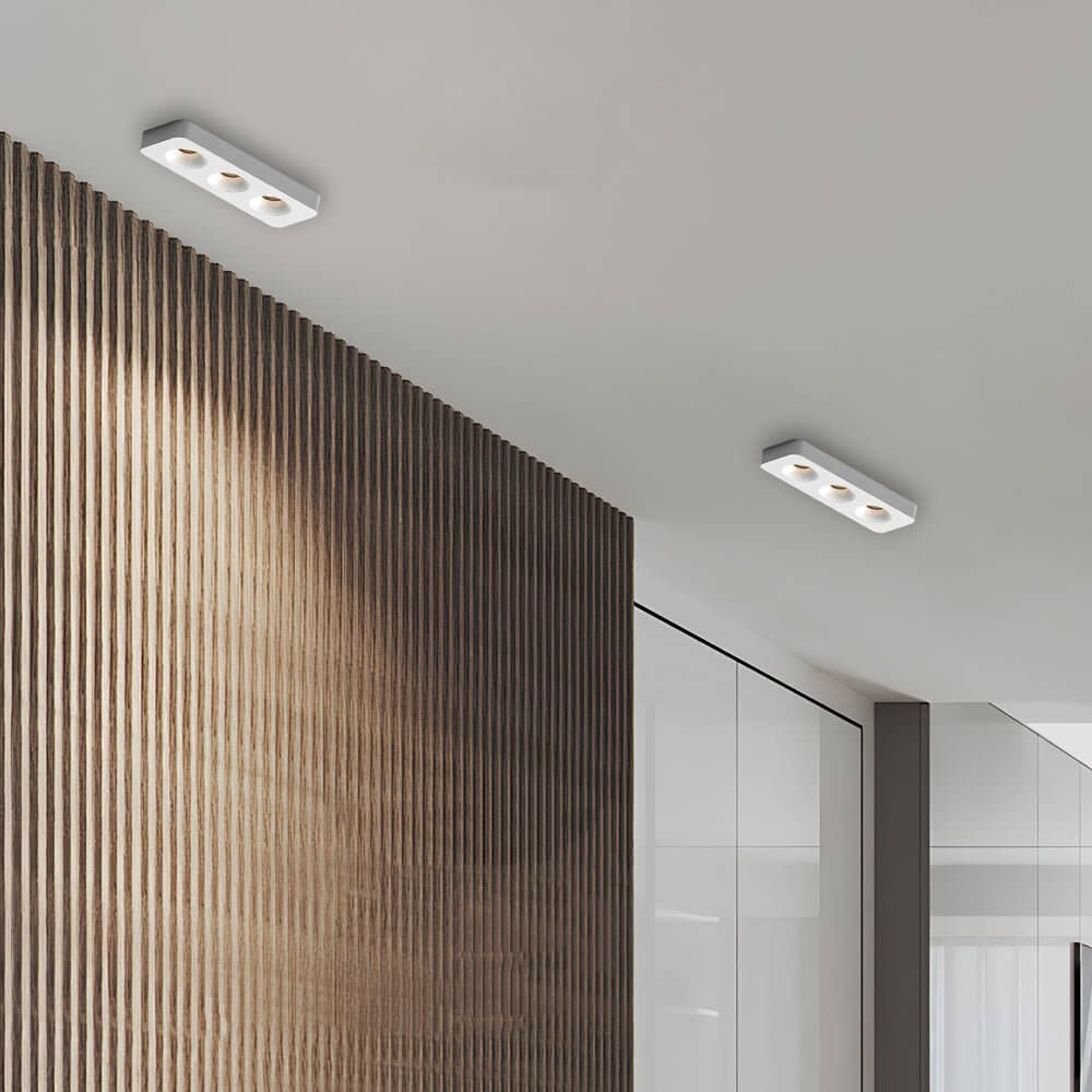 Square LED Anti Glare Flush Mount Ceiling Light