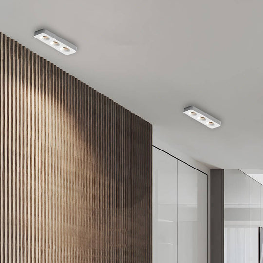 Square LED Anti Glare Flush Mount Ceiling Light