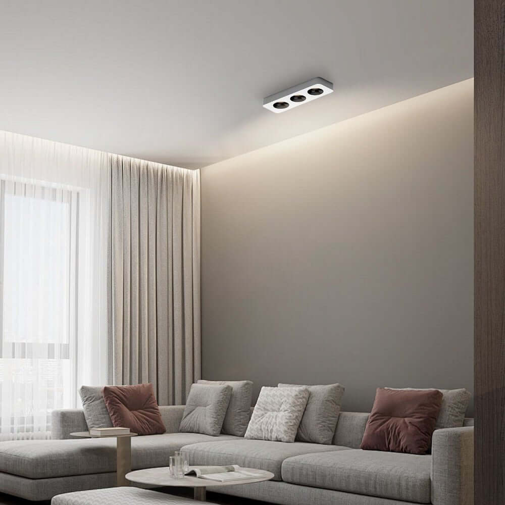 Square LED Anti Glare Flush Mount Ceiling Light