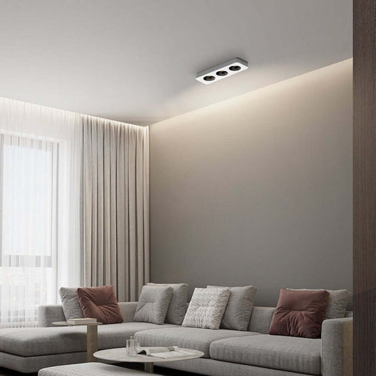 Square LED Anti Glare Flush Mount Ceiling Light