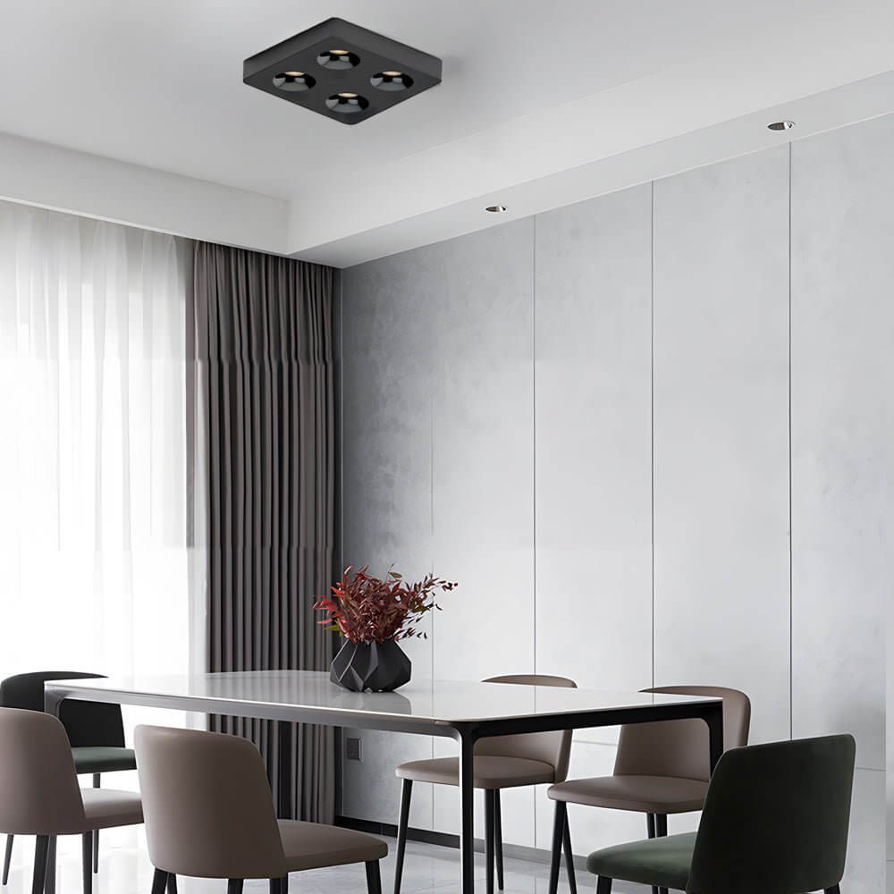 Square LED Anti Glare Flush Mount Ceiling Light