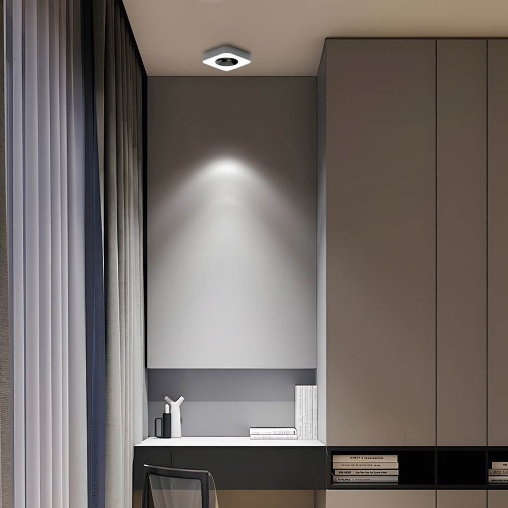 Square LED Anti Glare Flush Mount Ceiling Light