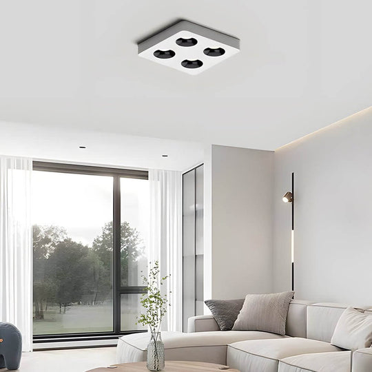 Square LED Anti Glare Flush Mount Ceiling Light