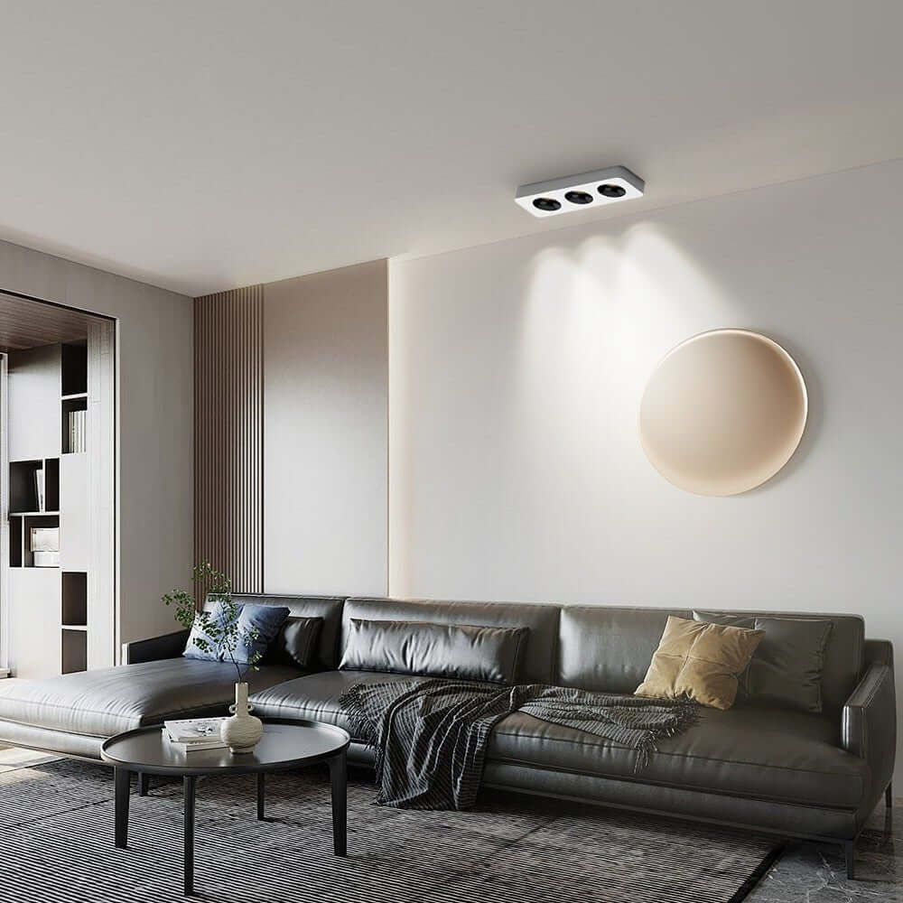 Square LED Anti Glare Flush Mount Ceiling Light