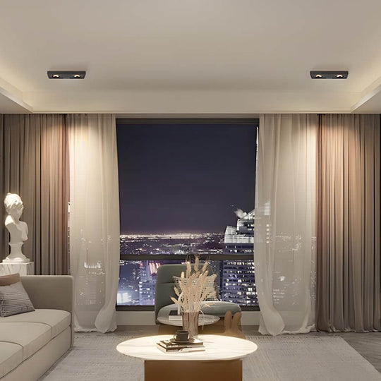 Square LED Anti Glare Flush Mount Ceiling Light