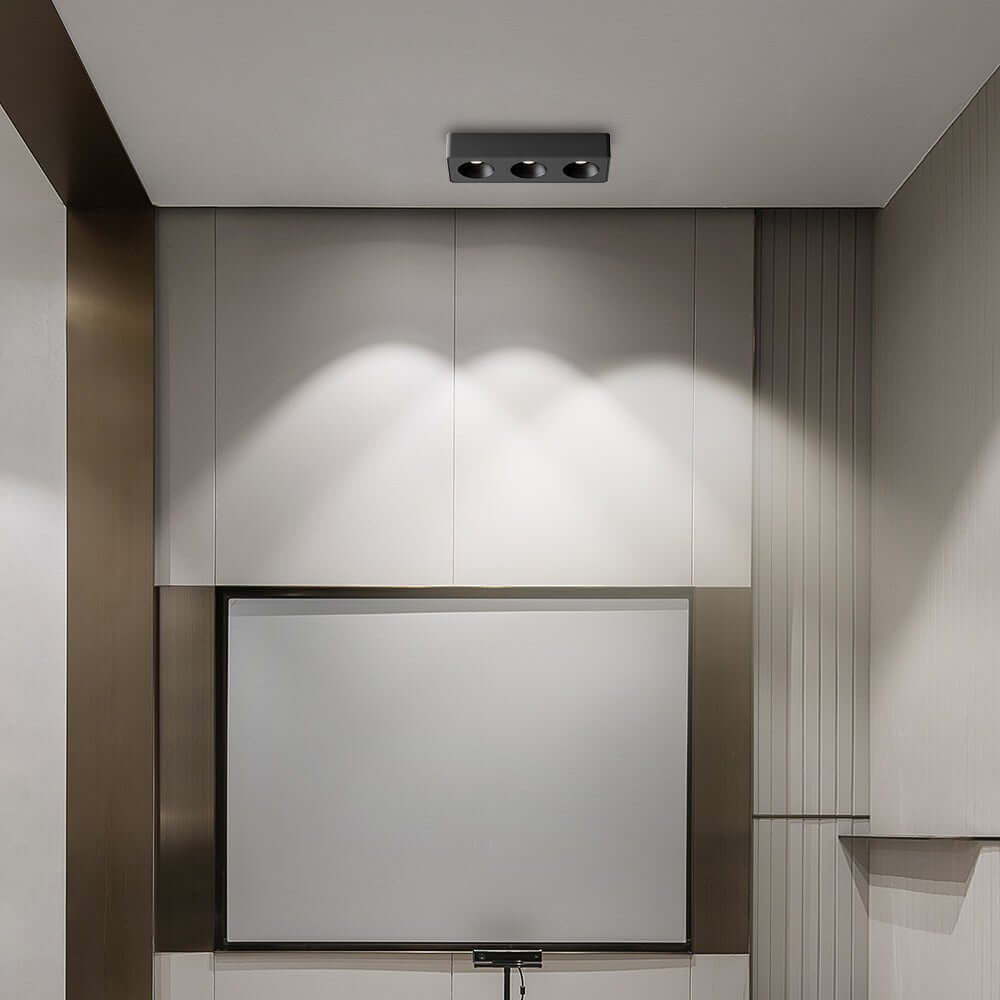 Square LED Anti Glare Flush Mount Ceiling Light