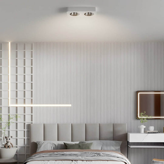 Square LED Anti Glare Flush Mount Ceiling Light