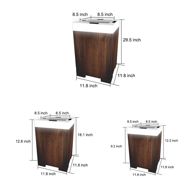Square Waterproof Illuminated Planter LED Solar Light