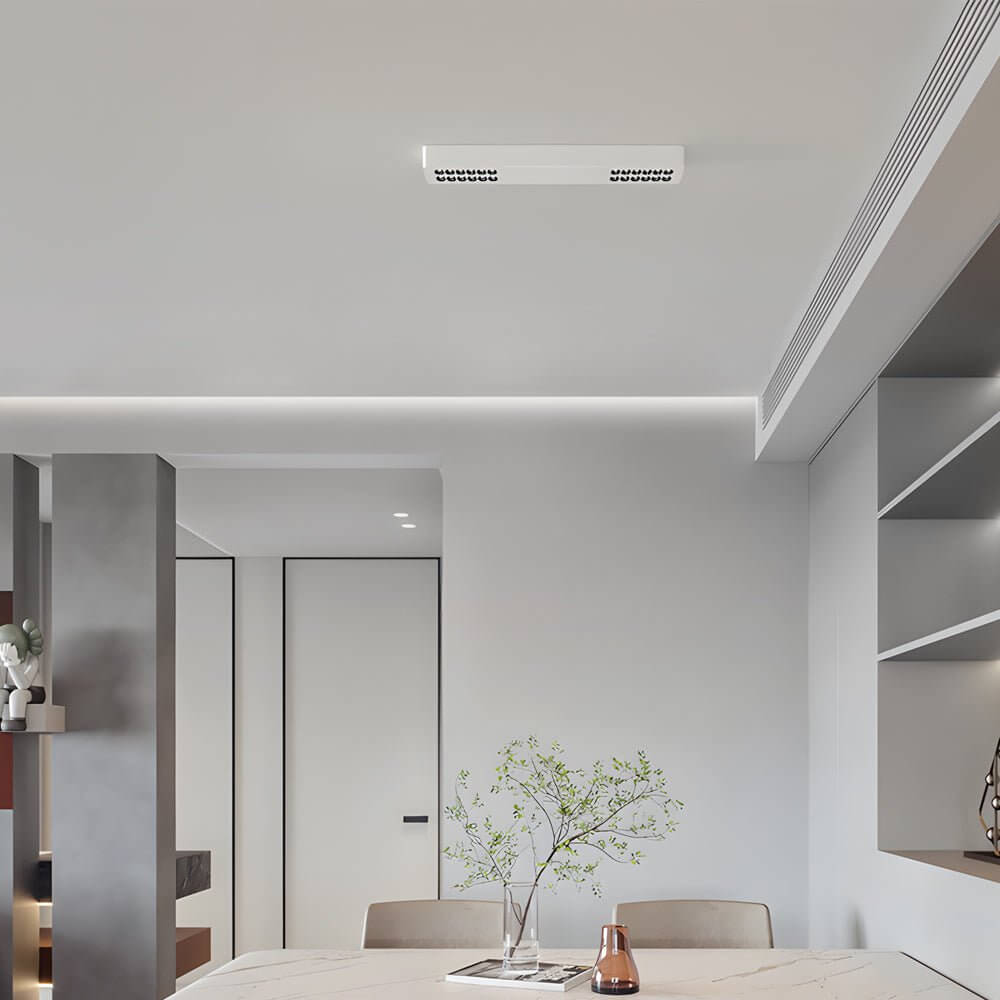 Square and Rectangular Aluminum LED Flush Mount Ceiling Downlight