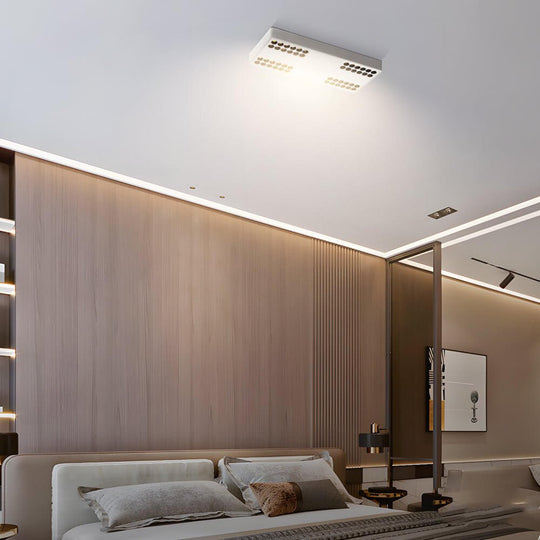 Square and Rectangular Aluminum LED Flush Mount Ceiling Downlight