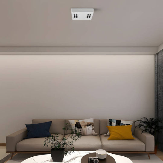 Square and Rectangular Aluminum LED Flush Mount Ceiling Downlight