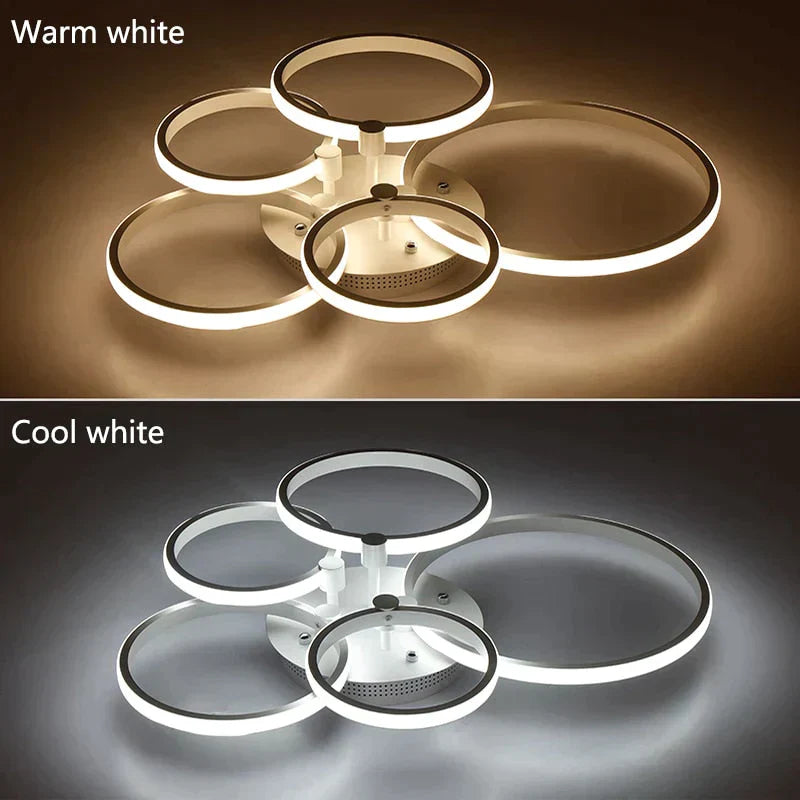 Surface Mounted Modern Led Ceiling Lights For Living Room Bed Room Light White/Brown Plafondlamp Home Lighting Led Ceiling Lamp