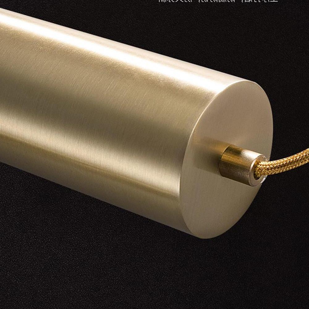 Unique Elongated Linear Metal Industrial Kitchen Island Pendant Light