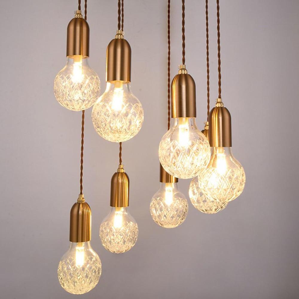 Acrylic Bubble Globe LED Modern Pendant Light Hanging Lamp Island Light