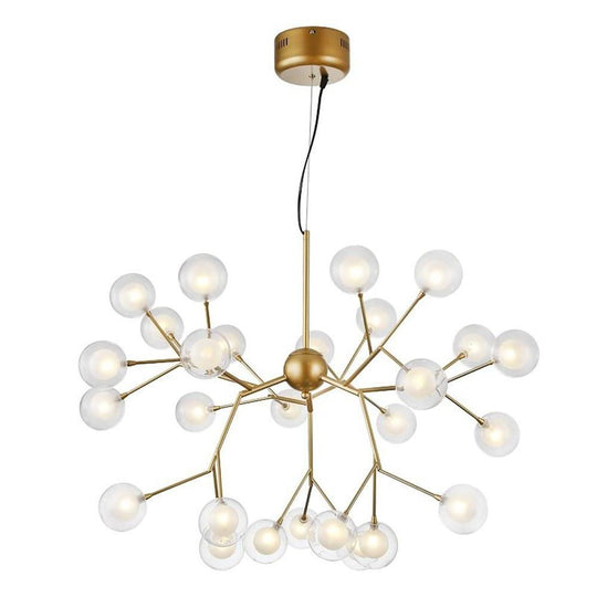 Artistic Branches Glass LED Modern Chandelier