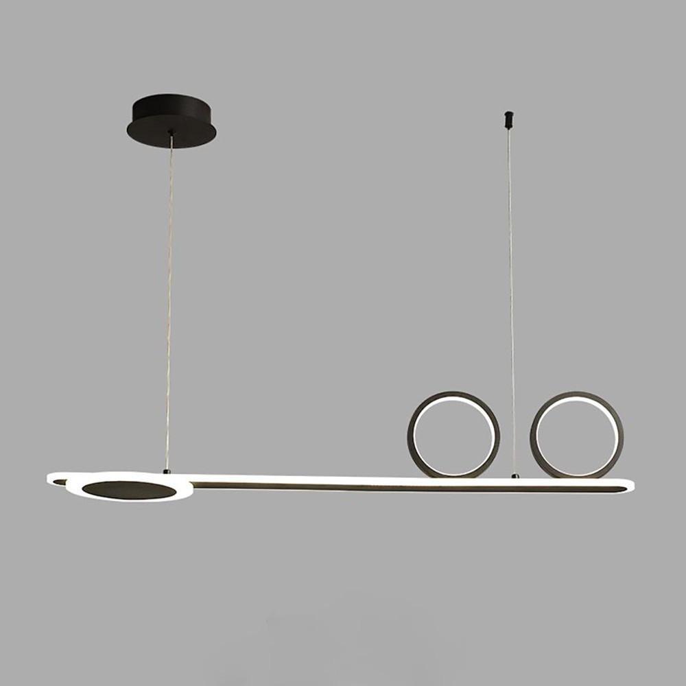 3 Circles Linear Design LED Modern Ceiling Lights White Black Gold Pendant Lighting