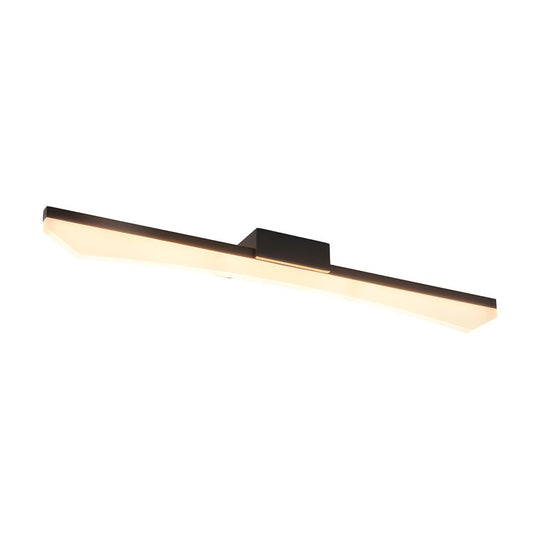 Ultra-Sleek Curved Linear LED Bathroom Vanity Light