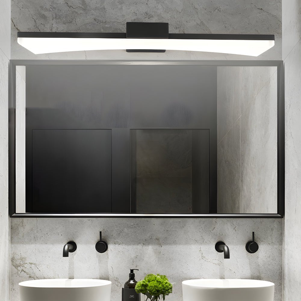 Ultra-Sleek Curved Linear LED Bathroom Vanity Light