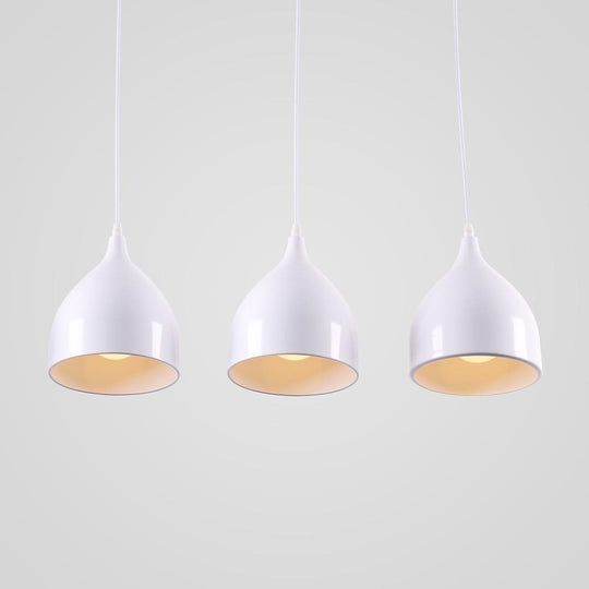 3-Light LED Modern Pendant Lights Hanging Lamp Island Lights Chandelier