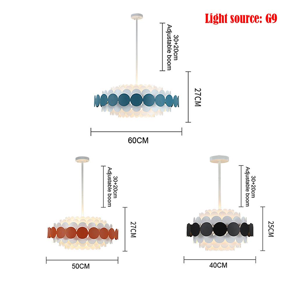 Circles Frills Blue Pendant Light – Metal Stylish Ceiling Light