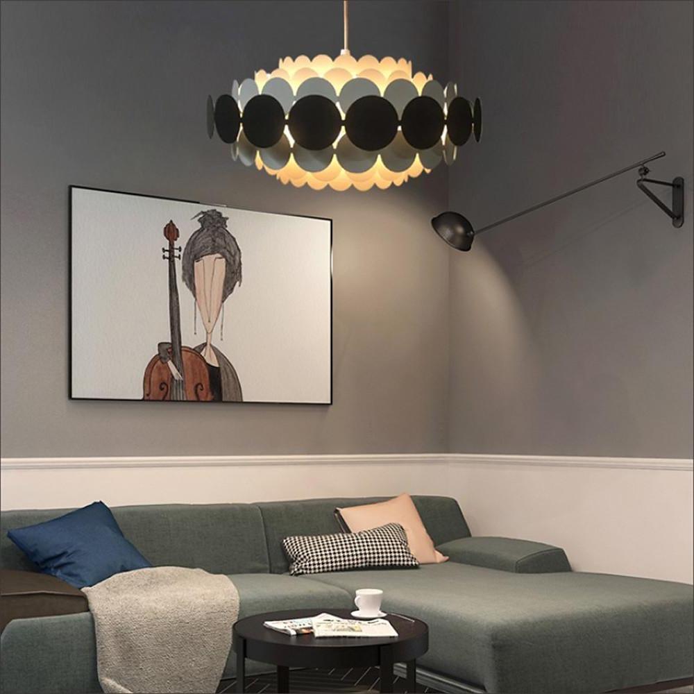 Circles Frills Blue Pendant Light – Metal Stylish Ceiling Light