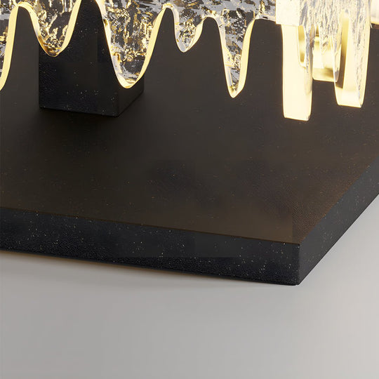 Square Waterproof LED Solar Fence Post Light