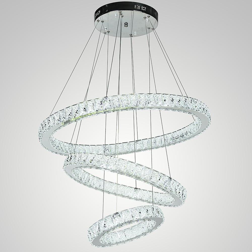 Geometrical Design Circle LED Crystal Chandelier