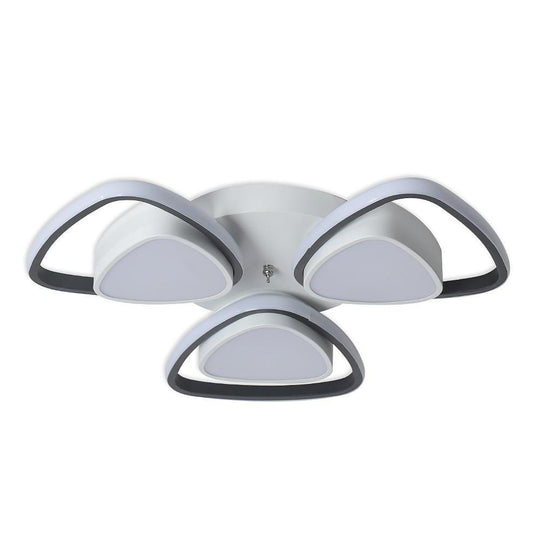 Unique Geometric LED Metal Flush Mount Ceiling Light