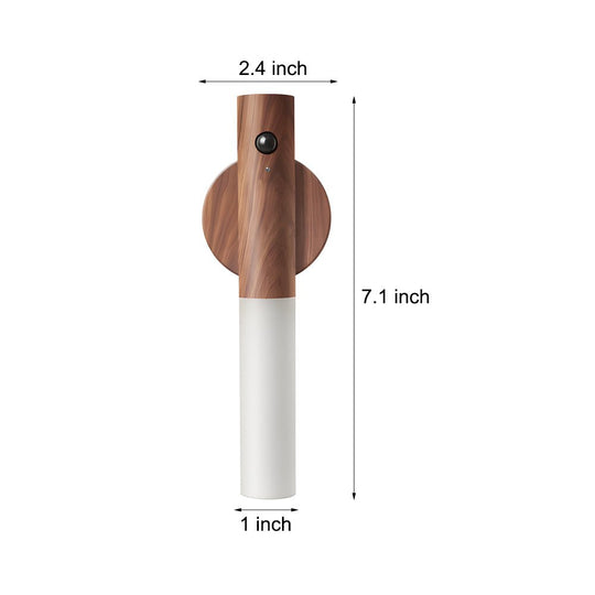 Wood Stick Motion Sensor Night Light USB Portable Lamp