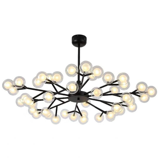 45 Lights LED Cluster Design Glass Modern Chandelier