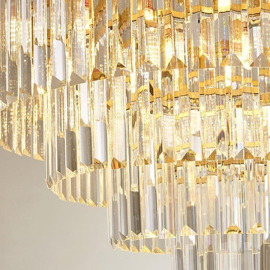 Modern Crystal Contemporary Chandelier Entryway Chandelier
