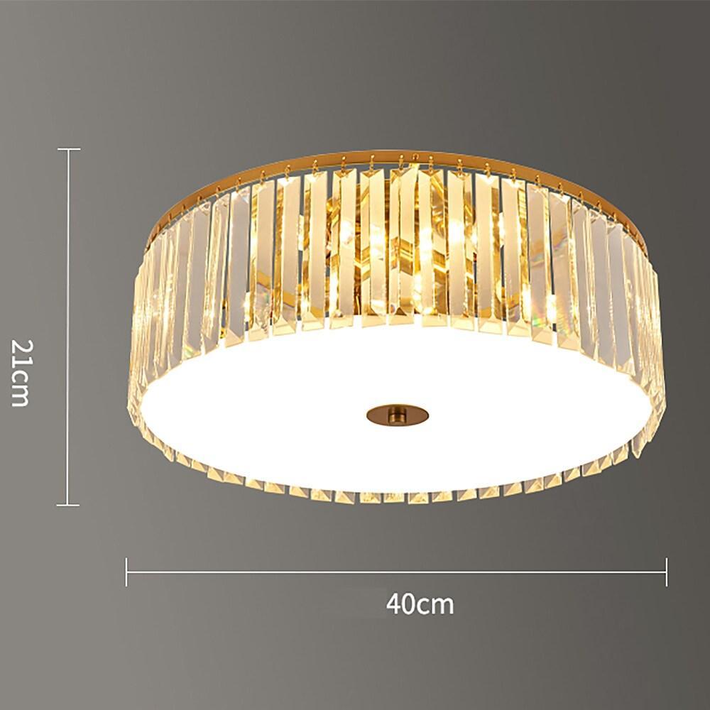 Candelabra Crystal LED Flush Mount Ceiling Light