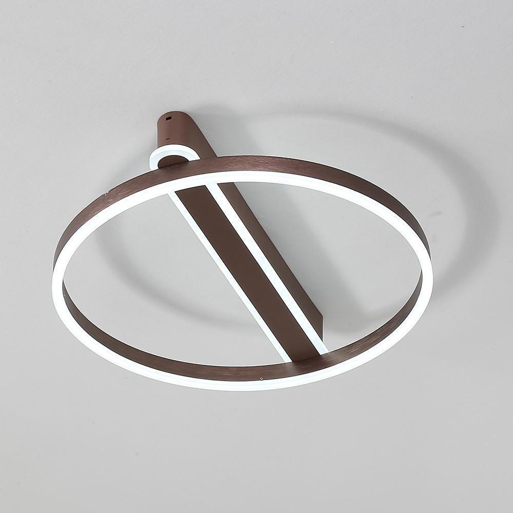 Circle Linear Dimmable LED Modern Ceiling Light – Flush Mount Design