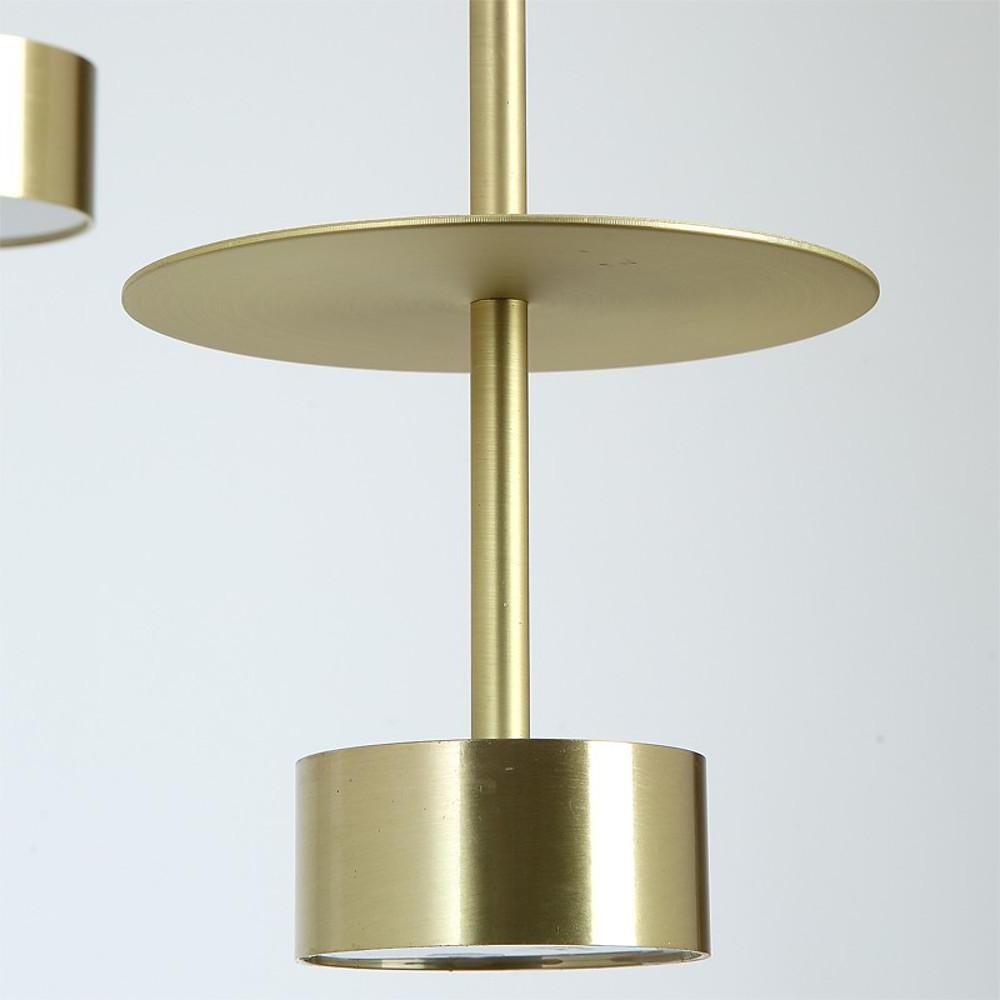 1 Bulb Metal Pendant Light for Kitchen Island Gold Industrial Ceiling Light