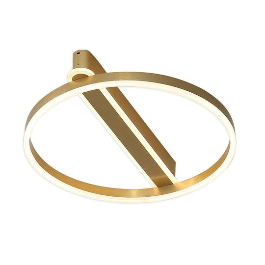 Circle Linear Dimmable LED Modern Ceiling Light – Flush Mount Design