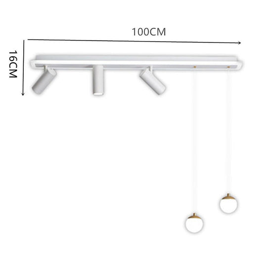 Modern Blending Flush Mount and Pendant LED Ceiling Light – Kitchen Island