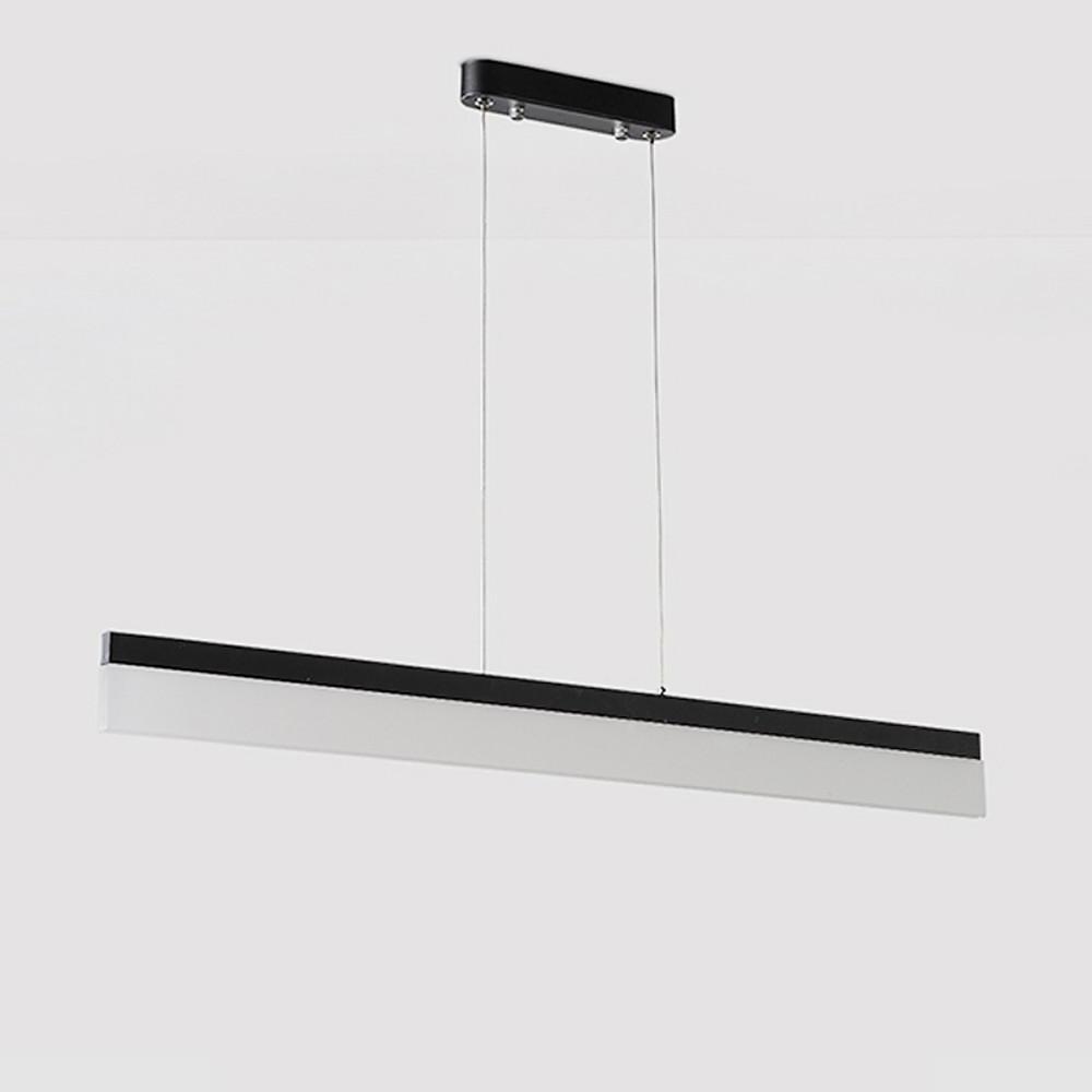 Modern Linear Aluminum Acrylic LED Pendant Light