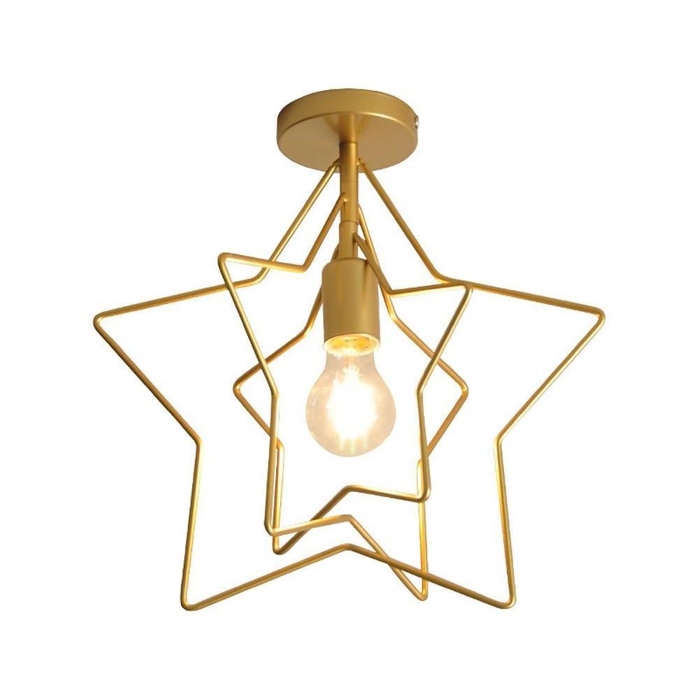 Multiple Metal Star LED Modern Pendant Lighting