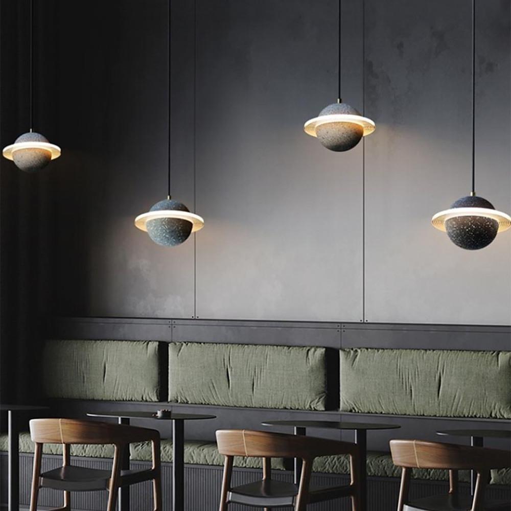 Saturn Acrylic LED Modern Pendant Ceiling Light