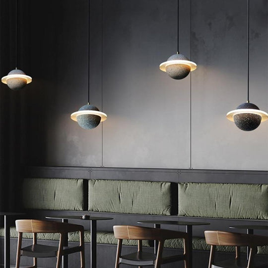 Saturn Acrylic LED Modern Pendant Ceiling Light